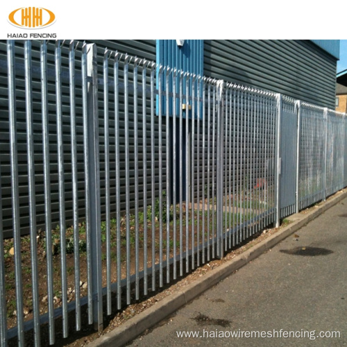w style steel colour coated palisade fence